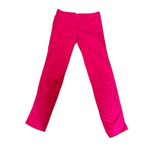 NYGARD Dress Pant Hot Pink 10 Straight Leg Mid Rise Stretch Trouser